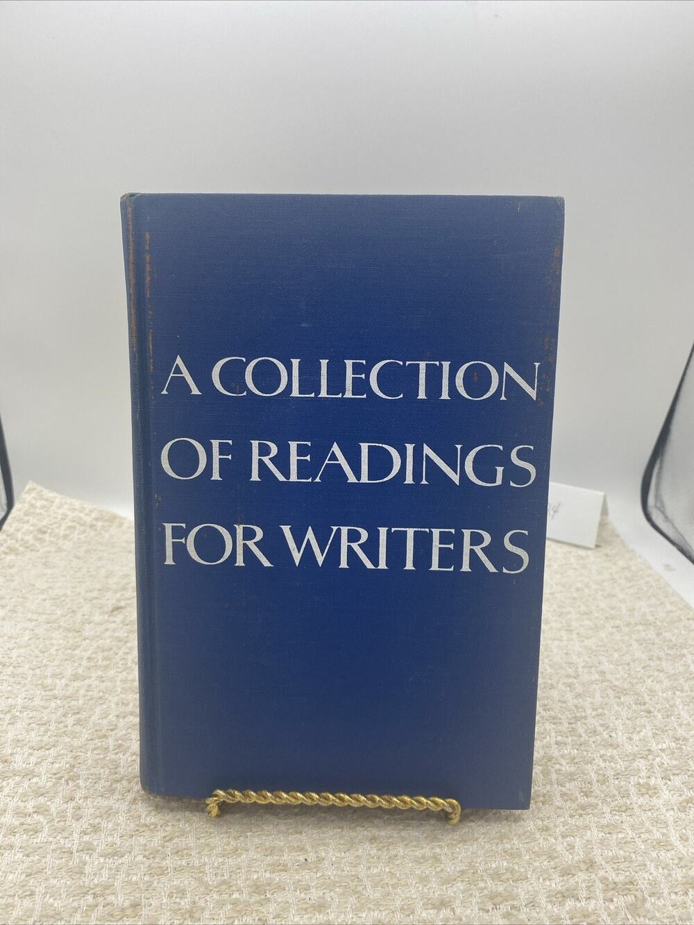 A Collection Of Readings For Writers Hard Cover Book Vintage 50s Textbook